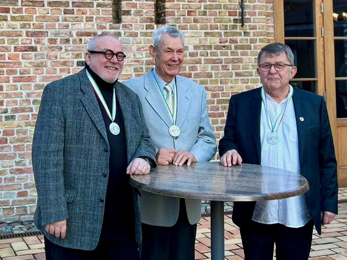 v.l.n.r.: Frank W. Weber, Dr. Froh, Dr. Klaus-Peter Meißner